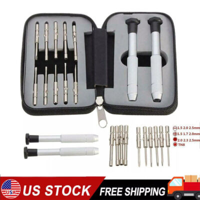 Cartier ドライバー 12Pcs Nut Driver Set for Cartier C Decor Rimless Eyeglasses Repair