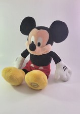 Large Classic Disney Store Original Stuffed Mickey Mouse Plush 14"