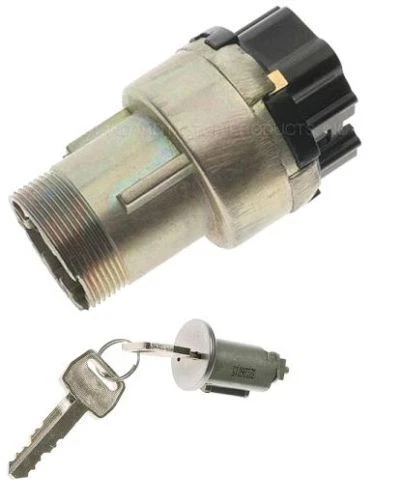 Interruptor de encendido y cilindro de bloqueo de encendido para Ford F-350, Bronco, E-150 Econoline Foto 2 de 4