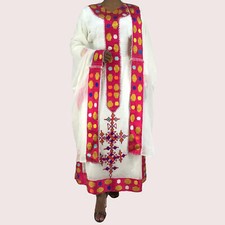 Ethiopian Dress, Habesha Kemis, Traditional Women's Clothes