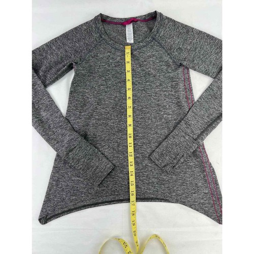 Ivivva by Lululemon Practice Ready Long Sleeve Shirt Gray Size 8 - Picture 5 of 8