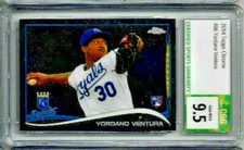 2014 Topps Chrome Yordano Ventura CSG 9.5 RC