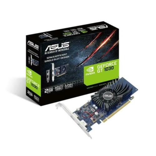 Asus GT1030, 2GB DDR5, PCIe3, HDMI, DP, 1506MHz Clock, Low Profile Bracket inc - Picture 1 of 1