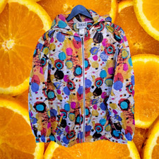 Everlast Windbreaker Colorful Full Zip Size Large