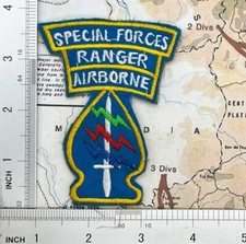 Patch , aborne , ranger , special forces , ussf , vietnnam war patch , p2-3