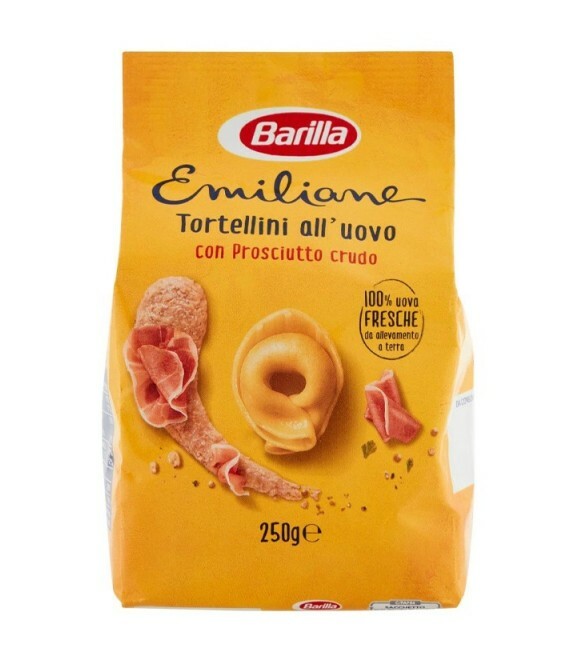 Barilla Stuffed Egg Pasta Le Emiliane Tortellini with Raw Ham 250G