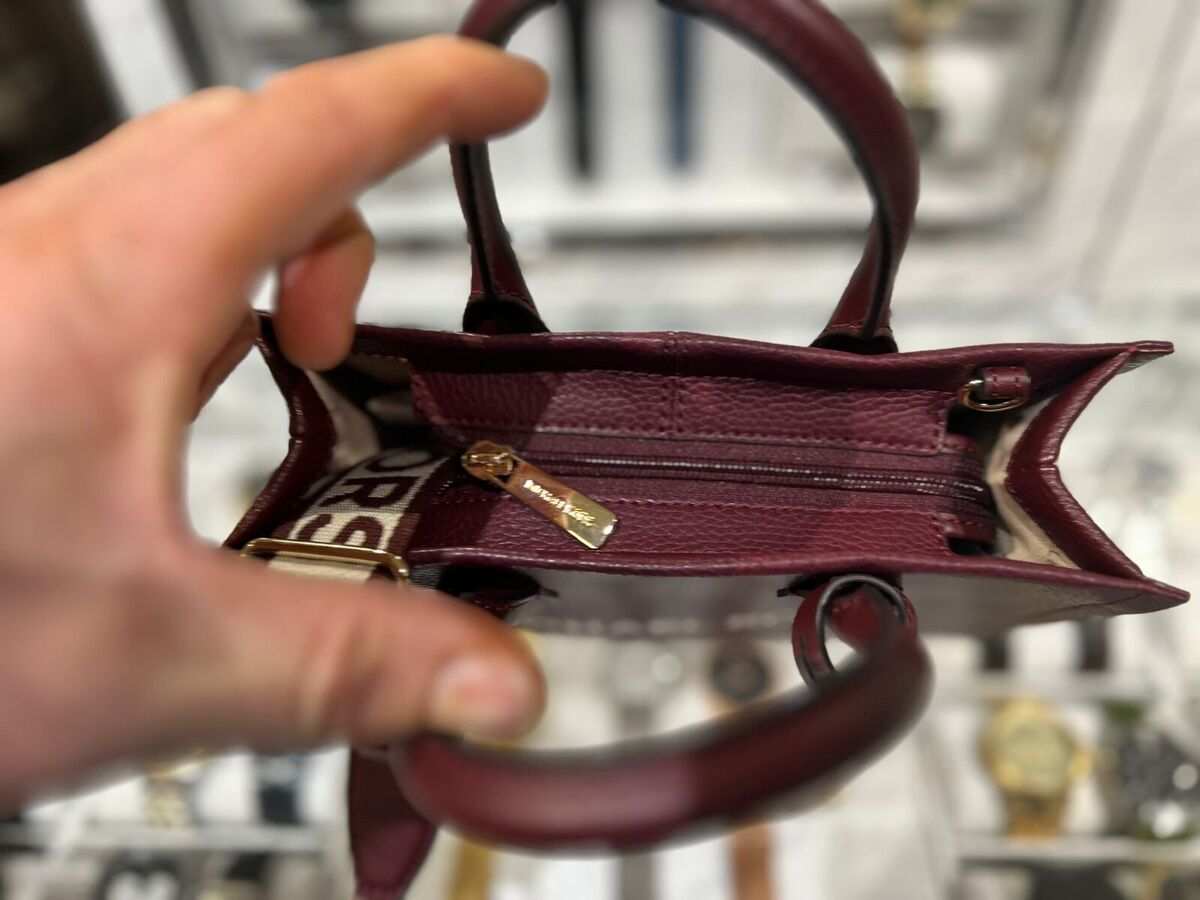 MICHAEL KORS マイケル MIRELLA SM バッグ【送料0/国内即発】 Michael Kors Mirella Small Leather Shopper Top Zip Crossbody