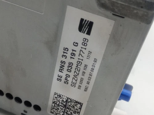 5P0035191G Sistema Audio/Radio Cd para SEAT LEON (1P1) Reference Copa 2 6892805 - Imagen 5 de 10