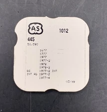 A. Schild AS Cal. 1012 Part 445 Setting Lever Spring Set Bridge 1677 1777 1977