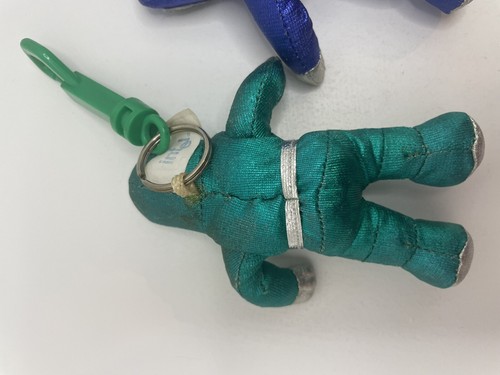 1990's/Vintage Royal Blue Green Intel Inside Pentium Bunnies Keychains - Picture 6 of 9