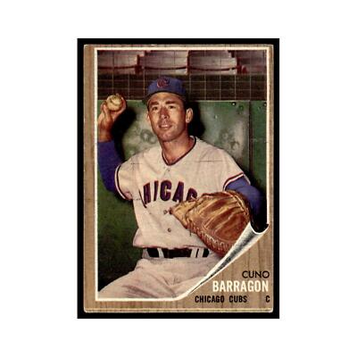 Cuno Barragan 1962 Topps #66 Chicago Cubs Baseball Card VG