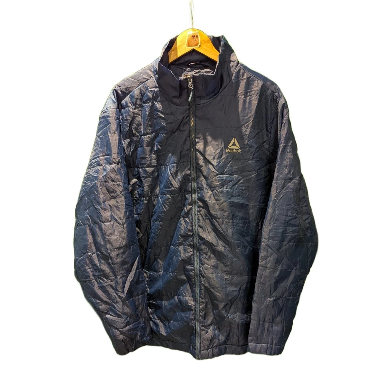 Reebok XL thin blue puffer jacket