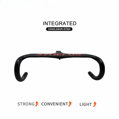 Carbon Road Bike Handlebar UD Matt Bicycle Ultra Light Integrated Handlebars - Picture 2 of 47