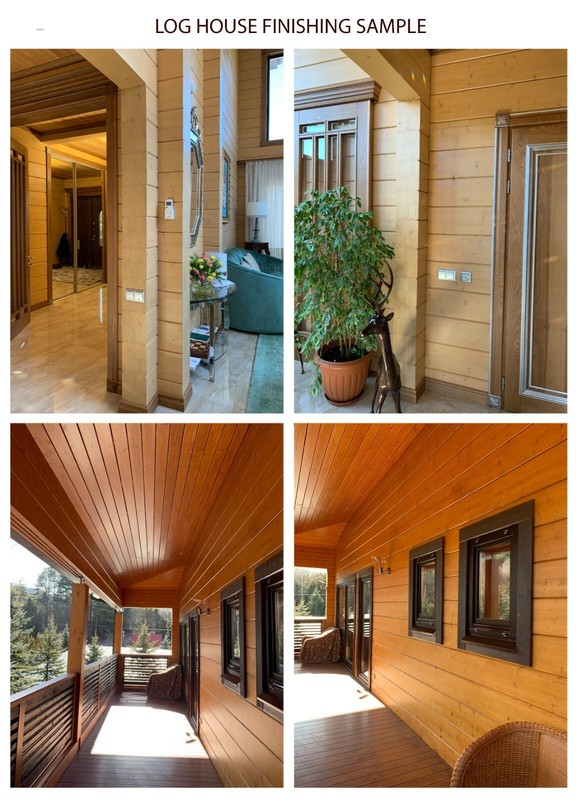 MODERN LOG HOUSE KIT #LH-239 ECO FRIENDLY WOOD PREFAB DIY BUILDING CABIN HOME - thumbnail 12