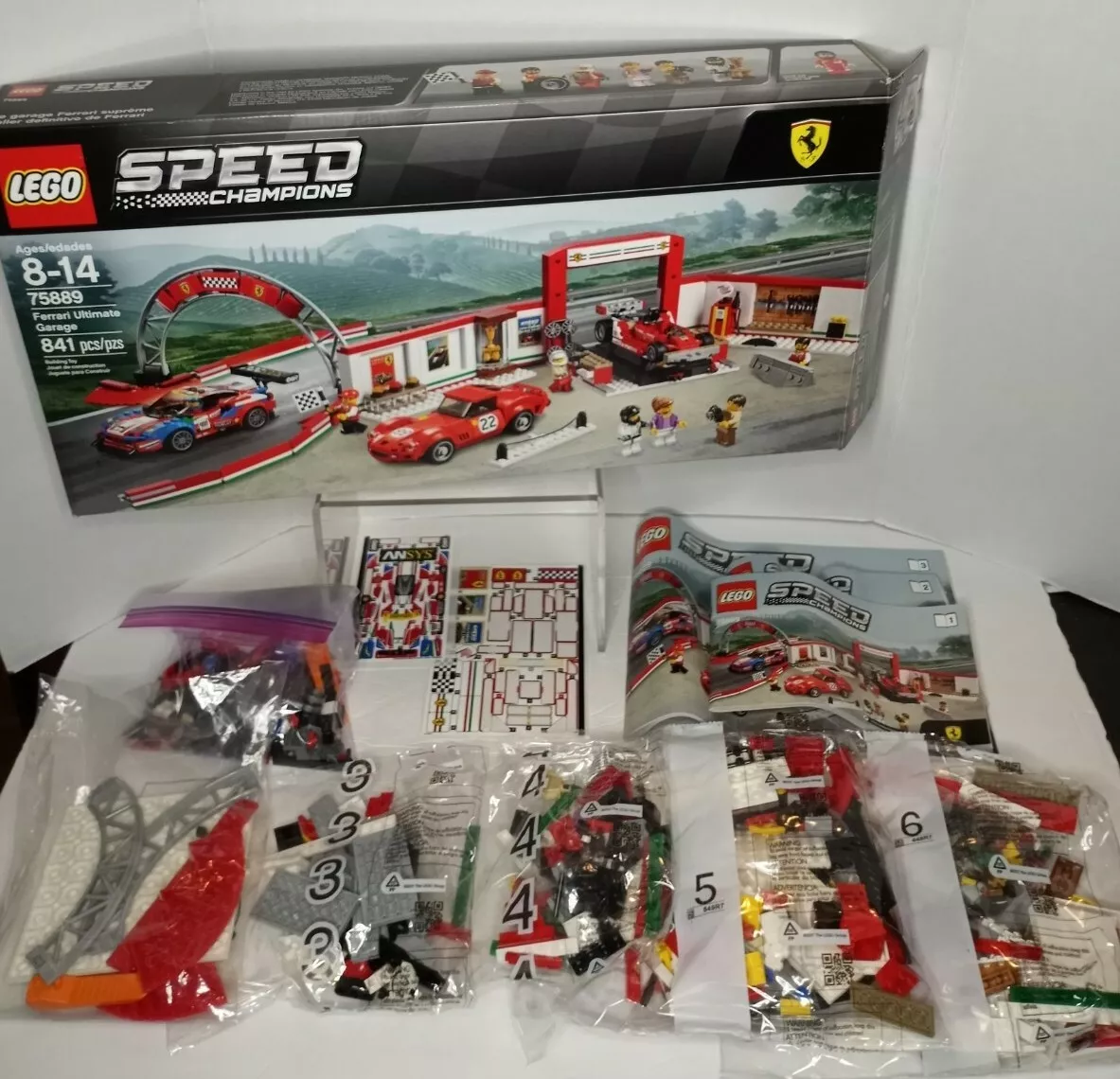 Lego speed best sale champions ferrari garage