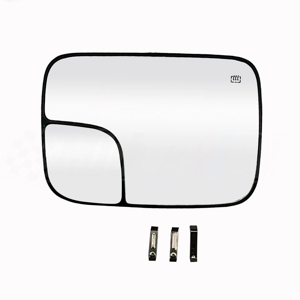Стекло зеркала с подогревом для правой стороны пассажира под правую руку для 05–09 Dodge Ram 1500 2500 3500 - Изображение 4 из 4