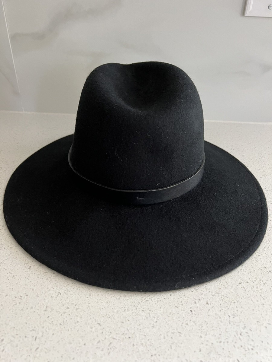 ALLSAINTS Felted Black Wool Fedora | eBay display picture 1
