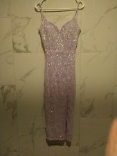 Juniors/Woman's Special Occasion Lavender Sequin Dress, Windsor Size Small. 