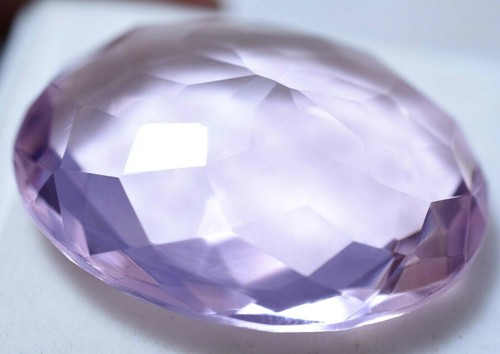 Lab Created 56.40 Ct Pink Brazilian Amethyst GGL Certified Oval Cut Amazing Gem - Picture 7 of 7