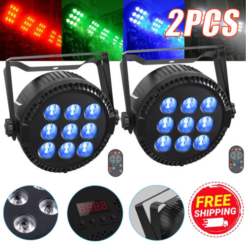 RGBW 135W 9LED Par Can Light Beam Stage Lighting DMX DJ Disco Uplight Party Show - Picture 13 of 16