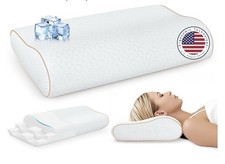 Ergonomic Cervical Memory Foam Pillow Queen   Cooling Orthopedic Neck Support