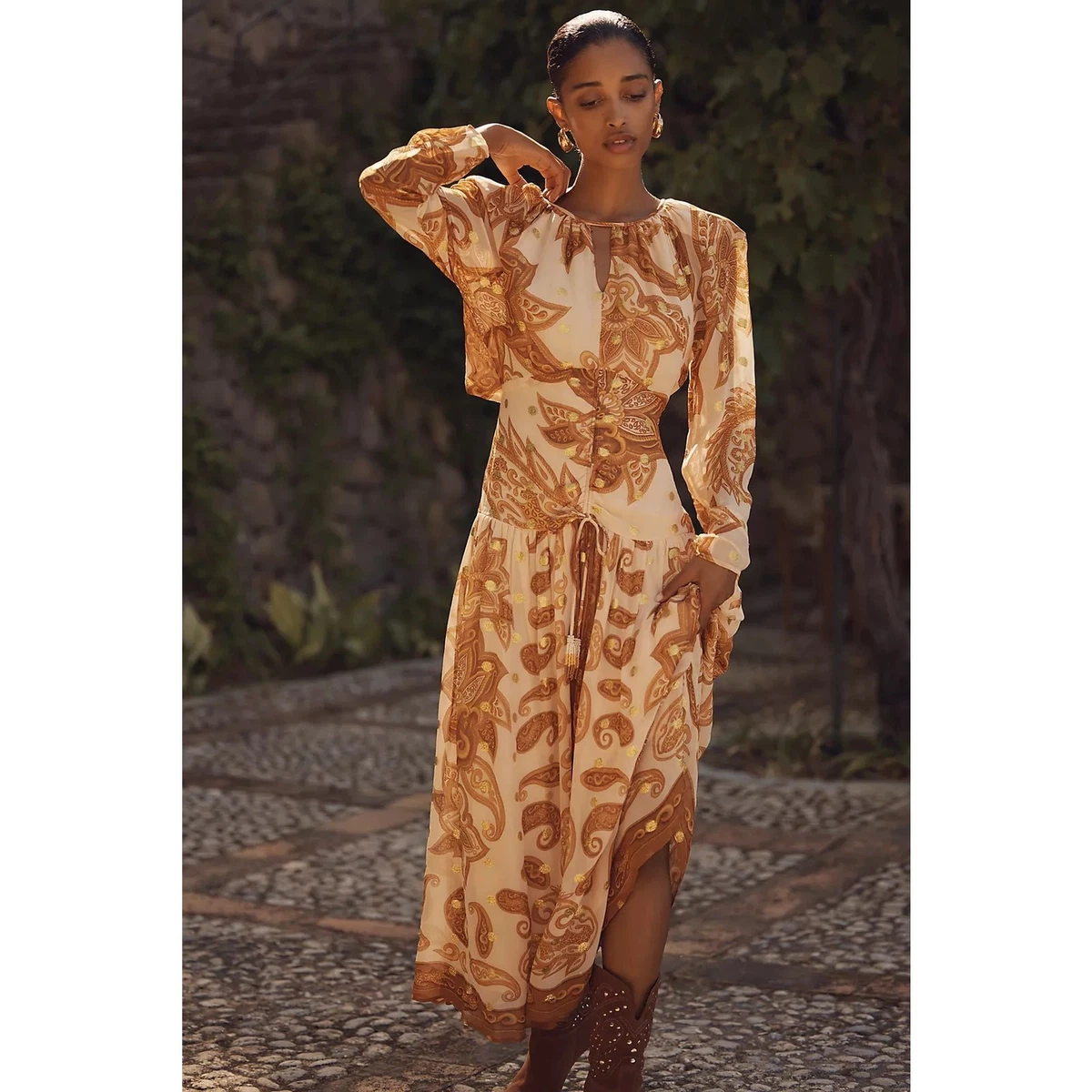 Anthropologie Gold Dresses for Women for sale