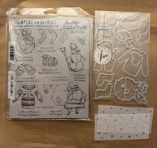 Tim Holtz STAMPtember 2023 Christmas Sketches Stamp Stencils Set Simon Says READ