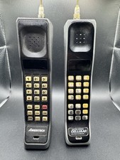 Lot of 2 Vintage Motorola Ultra Classic DynaTAC Brick Phones Untested