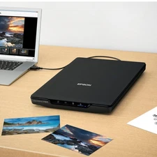 Epson - Perfection V39 II - Color Photo and Document Flatbed Scanner - 4800 dpi