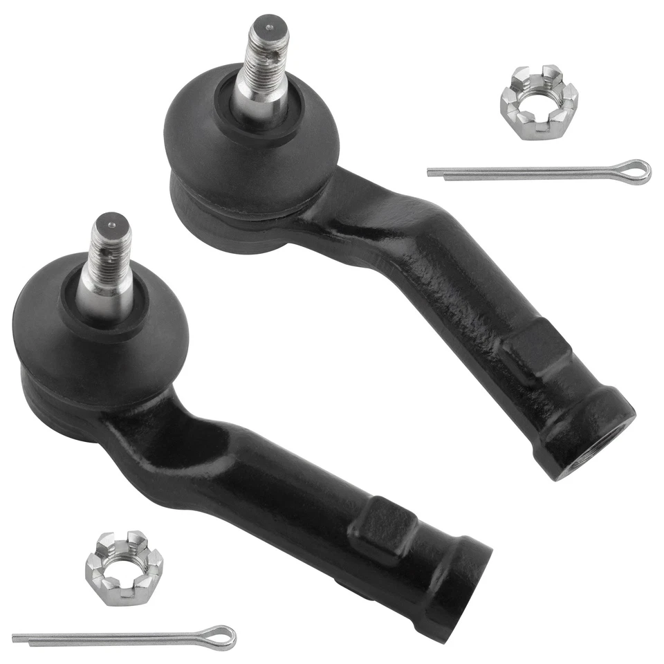 Par de extremidades de haste de amarração externa dianteira para 2004-2013 Mazda 3 2006-2010 2012-2017 Mazda 5 - Imagem 2 de 4