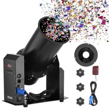 VEVOR Electric Confetti Machine 1500W Confetti Cannon Launcher DMX512 Remote