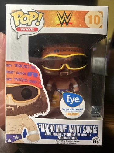 FUNKO POP! WWE Macho Man Randy Savage #10 FYE Exclusive + Protector