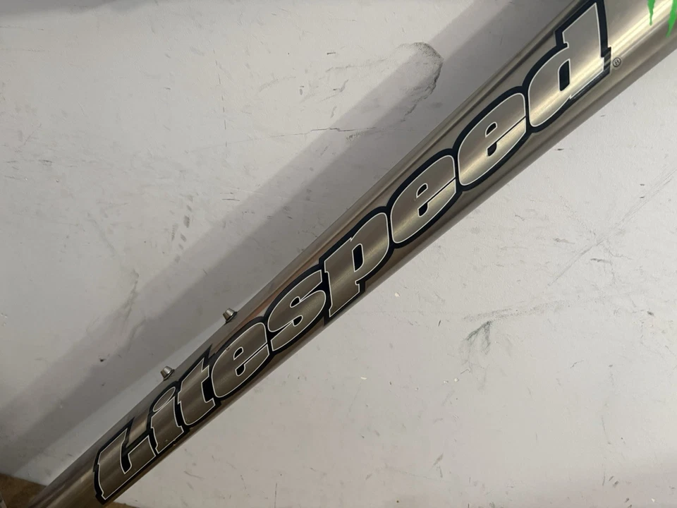 Litespeed Tanasi 6/4 Ti 山地自行车车架 19.5 英寸 仅光盘 钛 26 英寸车轮 — 第 3/4 张图片