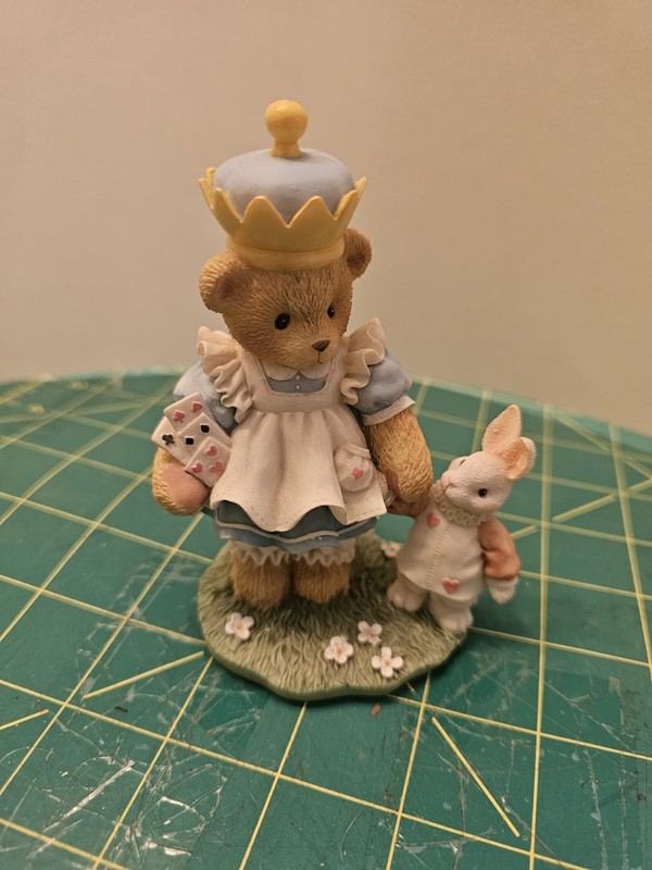 Vtg 1997 Cherished Teddies Alicia Through The Looking I See You Figurine #302465