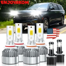 For Chevrolet Suburban 2500 2000-2006 Hi/Lo Beam Fog Light LED Headlight Bulbs