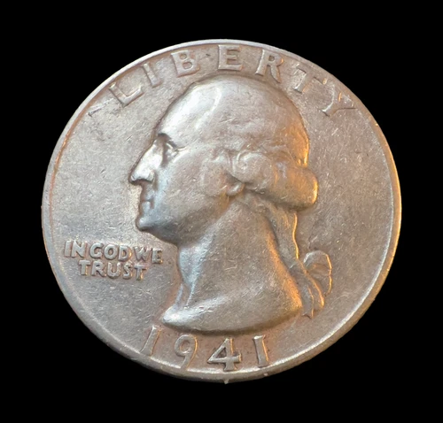 1941 - P Washington Silver Quarter VF