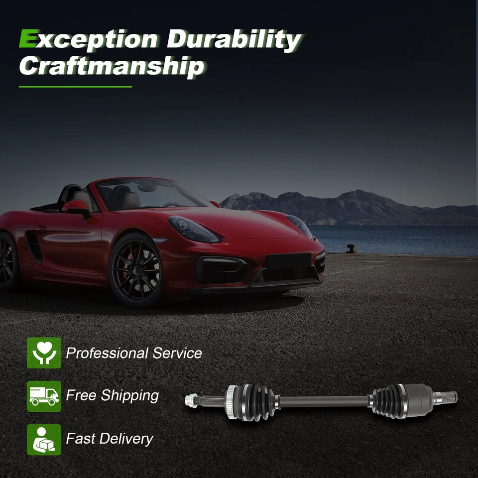 For 2011-2014 Hyundai Sonata 2.4L Front Left Right CV Axles Shaft 2012 2013 - Image 4 of 4