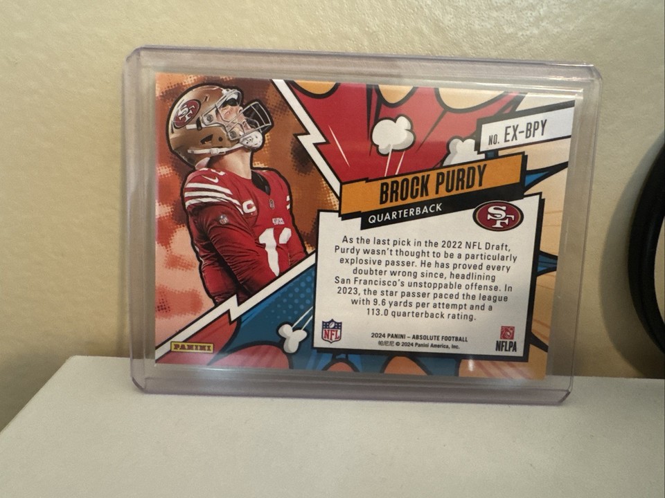 2023 PANINI PHOENIX Brock rose purdy #123/175 49ers de San Francisco #6