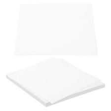 12x12x0.04" Chipboard Sheets 10Pcs 40PT Thick Book Board Binders Board, White