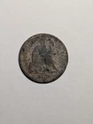 1876 CC SEATED LIBERTY DIME ~ SCARCE CARSON CITY 10c COIN ~ FREE SHIPPING ~