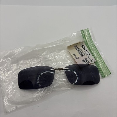 EasyClip MS3122 20 POLARIZED Sunglasses Sun Clip Only GUNMETAL Gray New