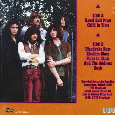 Deep Purple Amsterdamned Live Paradiso Amsterdam 1969 Vinyl