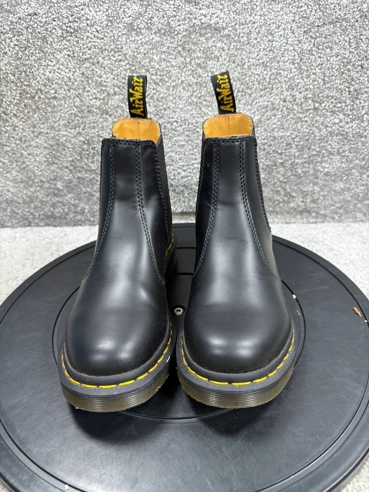 Ботинки Dr Martens модель Chelsea женские размер 7 США 2976 с мягким носком рабочие черные кожаные на лодыжке - Изображение 2 из 4