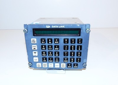 Bendix Corp. Aircraft CNA-45A Data Link Control Unit, Airliner, Cockpit, CDU