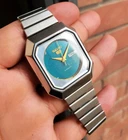 Seiko 1980 Vintage Retro Ultra Rare Automatic TV Emerald Green Sunburst Dial JDM