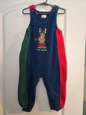 Baby B'Gosh Moose Fleece Romper Sleep Sack 24M Vintage Osh Kosh B Gosh