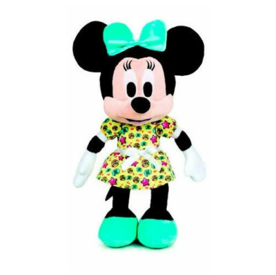 La Casa Di Topolino Peluche Minnie 40 CM IN Vestito Gialla Disney