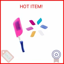 V-TOP Silicone Toothbrush Case Covers Pack of 6, Great for Home and Outdoor