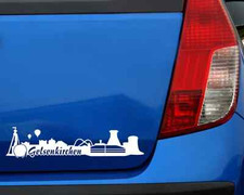 Aufkleber Gelsenkirchen Autoaufkleber Skyline 25 Farben 6 Größen Autosticker