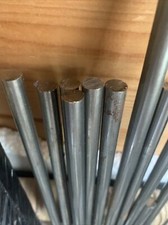 10MM BRIGHT MILD STEEL ROUND BAR EN3B - LENGTHS 50MM - 1000MM 